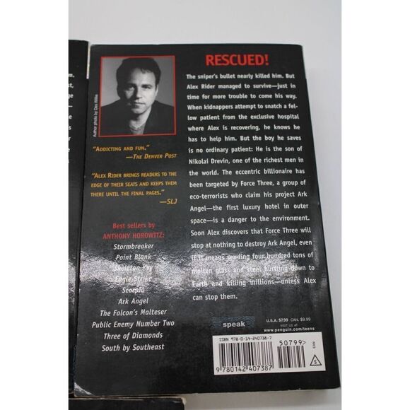 Alex Rider Series By Anthony Horowitz Book Lot of 4 Paperbacks & 1 Hardback - Picture 10 of 13